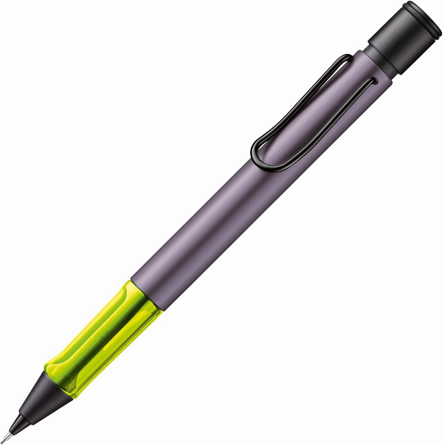 LAMY AL-star aubergine - Mechanical Pencil with transparent, ergonomic grip & lightweight aluminum body - including LAMY M 41 fine line refill 0.5 mm & eraser tip