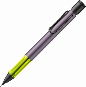 LAMY AL-star aubergine - Mechanical Pencil with transparent, ergonomic grip & lightweight aluminum body - including LAMY M 41 fine line refill 0.5 mm & eraser tip