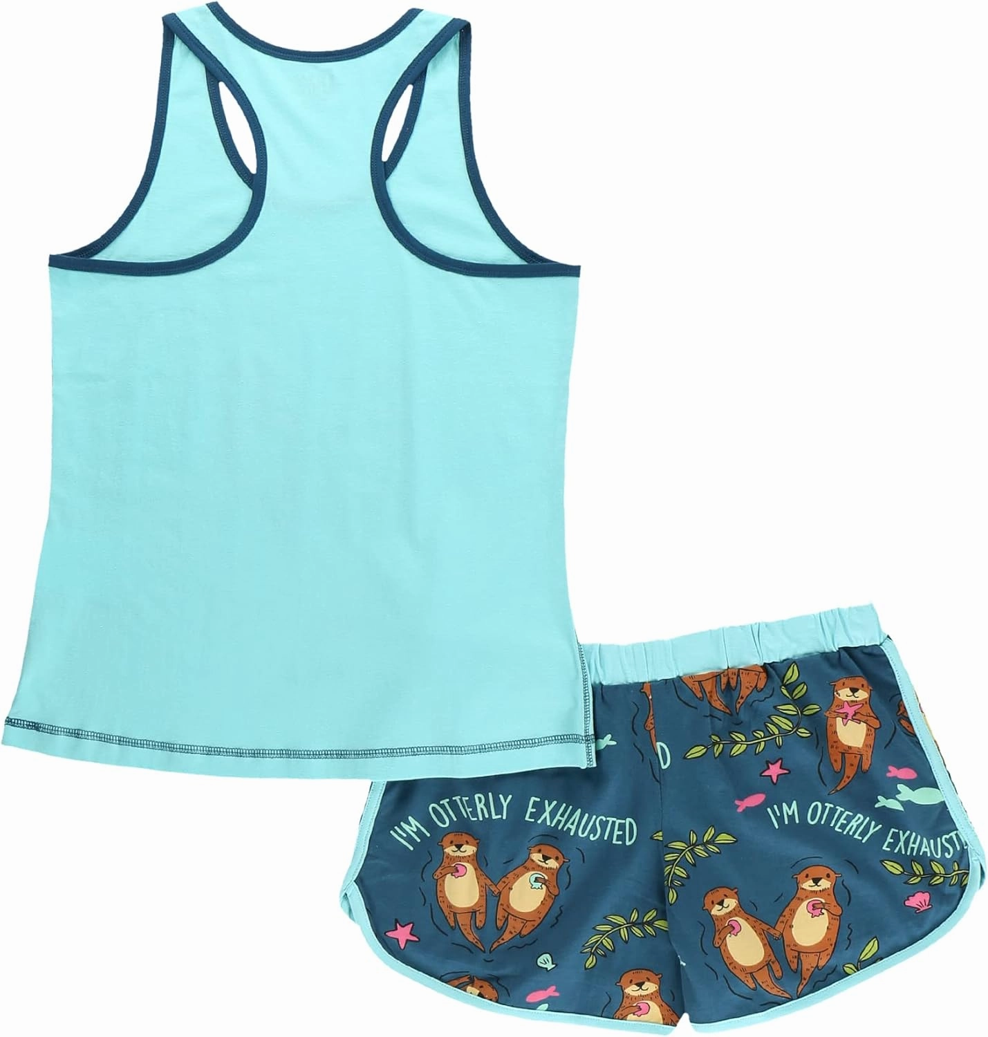 Lazy One Matching Pajamas for Women, Cute Pajama Shorts and Tank Top Set, Summer Pajamas