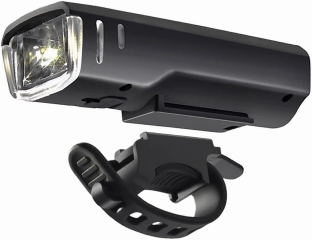 Led Bike Headlight Light Sensor Portable Front Lamp for Mountain Biking Compact Display USB Rechargeable Battery