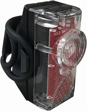 LED Taillight [ALFA Rear] Ultra Light Ultra Wide 320 Degree USB Rechargeable (Fits ISP/Triathlon Seatpost) Auto Mode