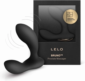 LELO Bruno Prostate Massager Male, Vibrating Butt Plug, Anal Sex Toy, Male Vibrator, Anal Massager, Anal Vibrator with Dual Motors and 6 Vibration Settings, Vibrating Anal Plug, Black