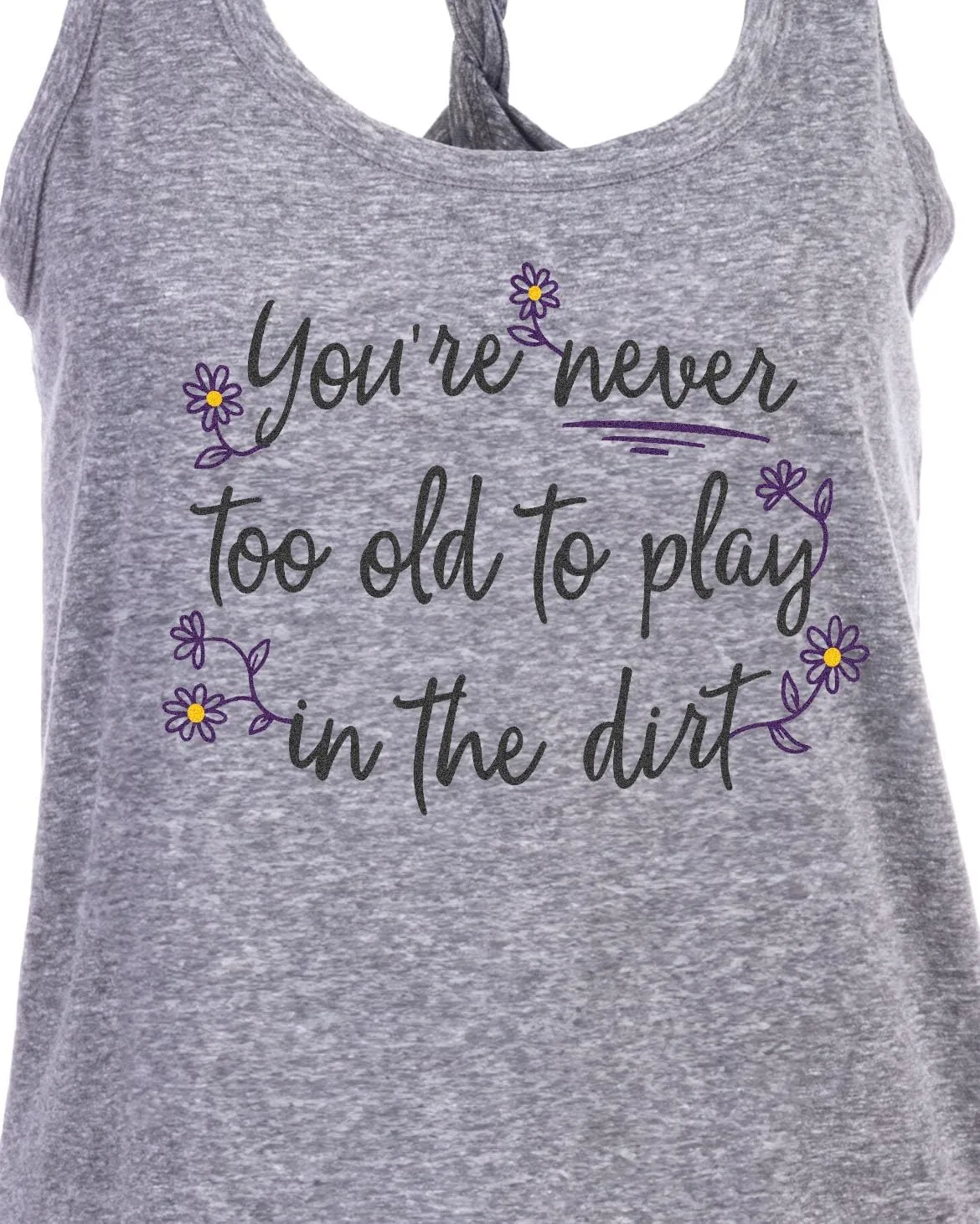 Let That Sh*t Go | Funny Zen Buddha Yoga Mindfulness Peace Hippy Women Racerback Tank Top