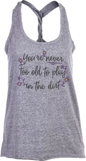 Let That Sh*t Go | Funny Zen Buddha Yoga Mindfulness Peace Hippy Women Racerback Tank Top