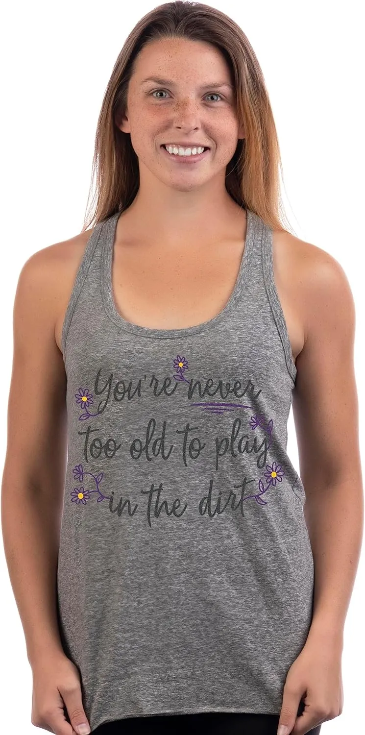 Let That Sh*t Go | Funny Zen Buddha Yoga Mindfulness Peace Hippy Women Racerback Tank Top