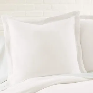Levtex Home - 100% Linen - Euro Sham - Washed Linen - Cream - Sham Size (26x26in.), No Insert