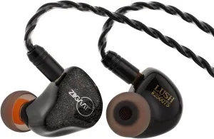 Linsoul ZiiGaat Lush in Ear Monitor, 1DD 4BA Hybrid Earphone IEM, Studio Monitor Tunning Wired Earbuds with Detachable Cable for Professional Music Engineers Audiophiles (Silver)
