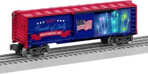 Lionel Fourth of July Illuminated Car with Sound, Natural Color