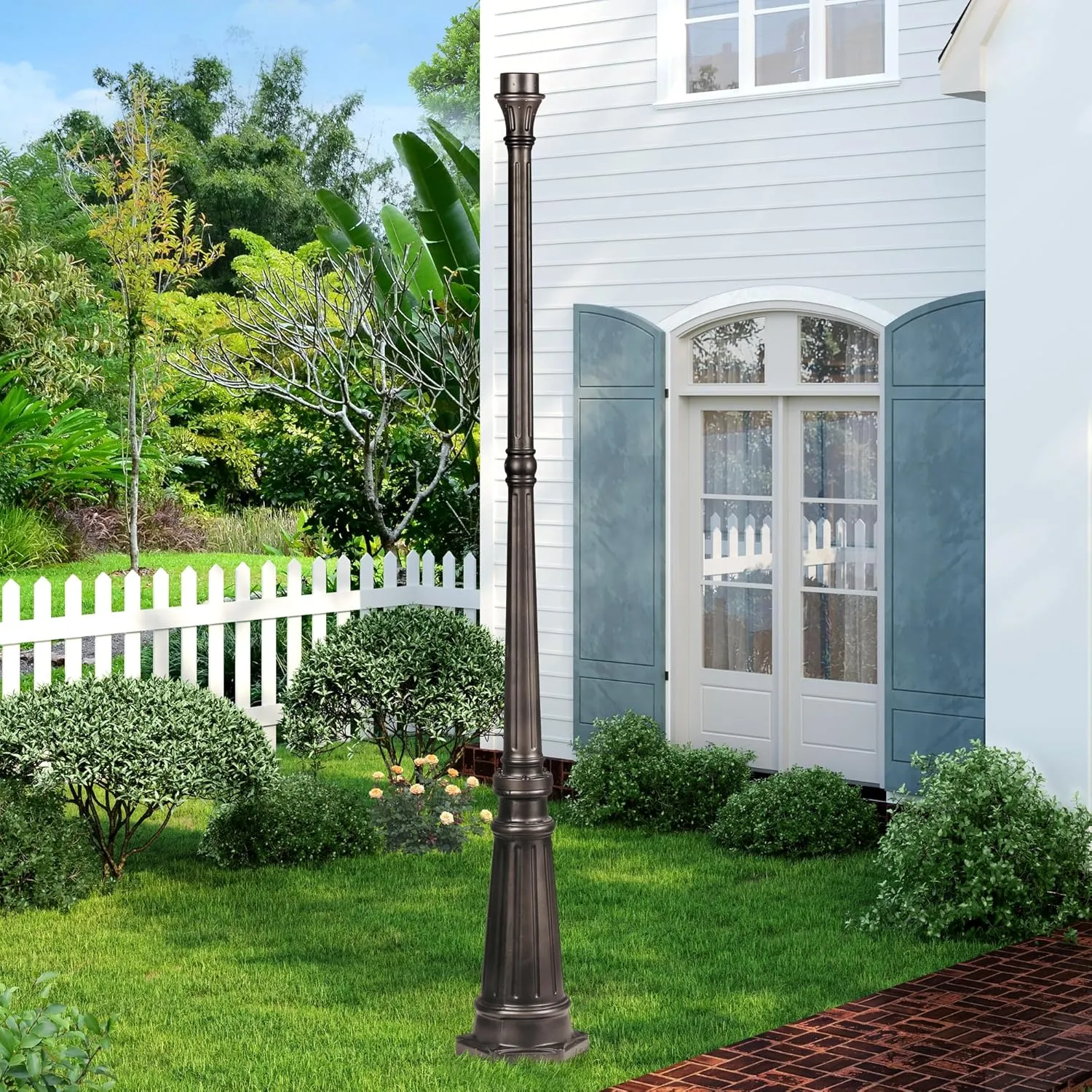 Livex Lighting 7709-14 Outdoor Cast Aluminum Post, Black