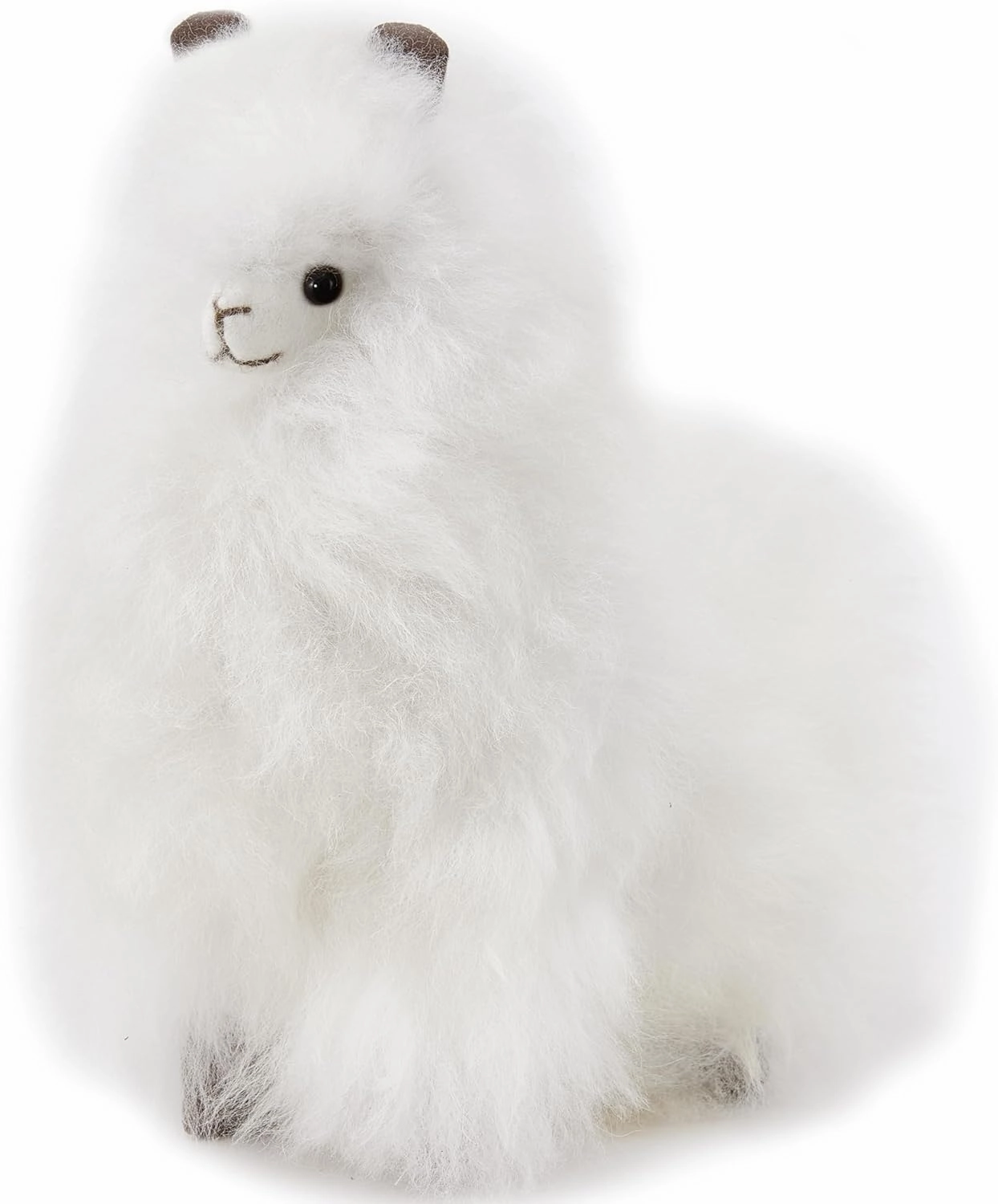 Llama Stuffed Animal - Super Soft Baby Alpaca Toy (9 inches, White) - Cuddly Handmade Stuffed Animals & Plushies - Alpaca Gifts