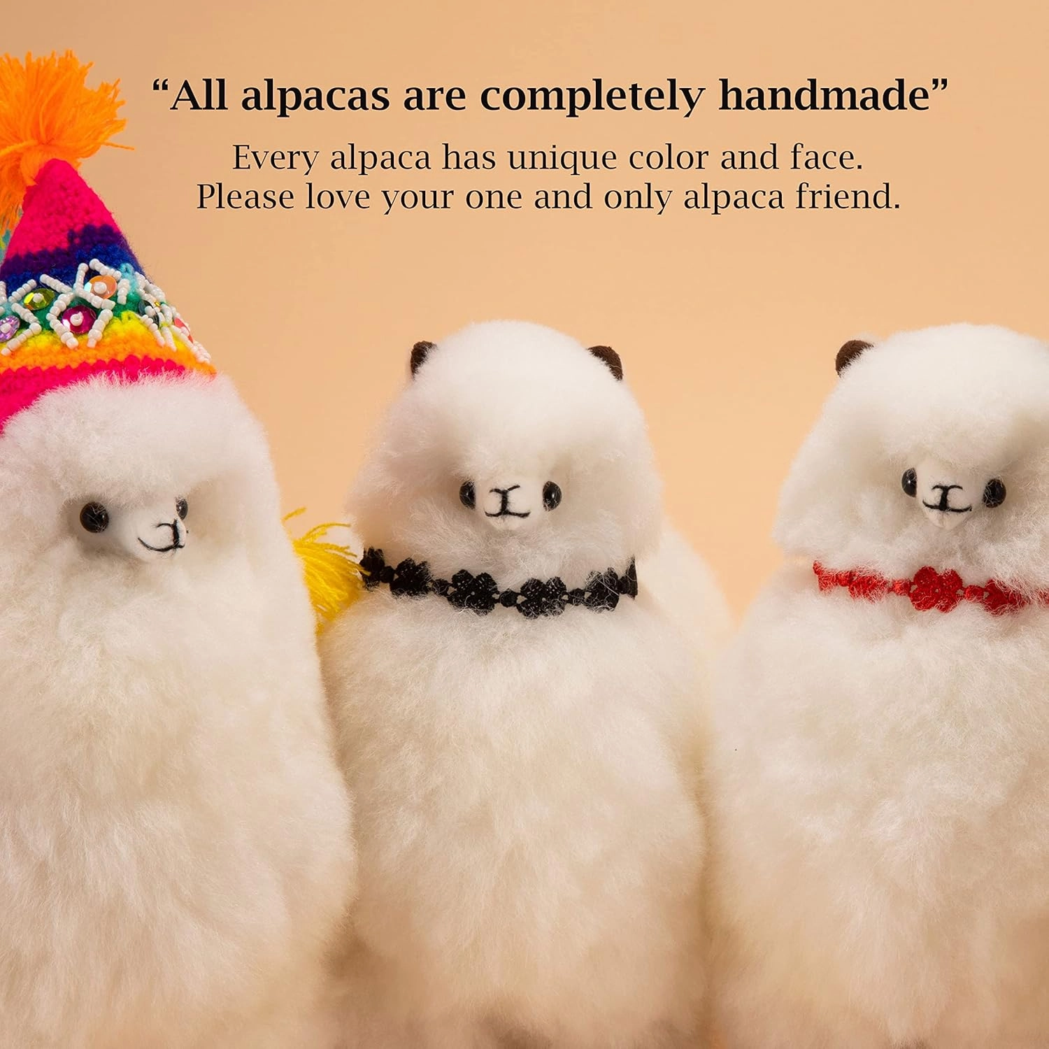 Llama Stuffed Animal - Super Soft Baby Alpaca Toy (9 inches, White) - Cuddly Handmade Stuffed Animals & Plushies - Alpaca Gifts