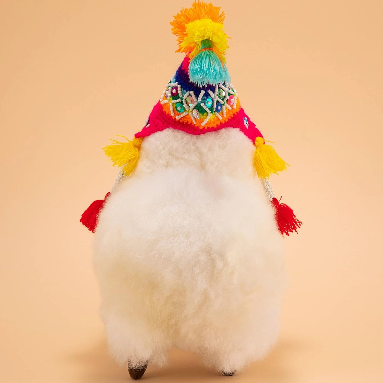 Llama Stuffed Animal - Super Soft Baby Alpaca Toy (9 inches, White) - Cuddly Handmade Stuffed Animals & Plushies - Alpaca Gifts