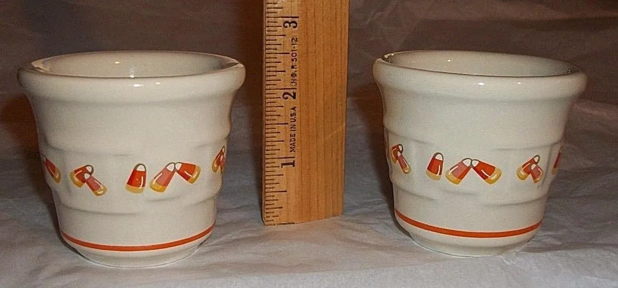 Longaberger Candy Corn Votive Cups