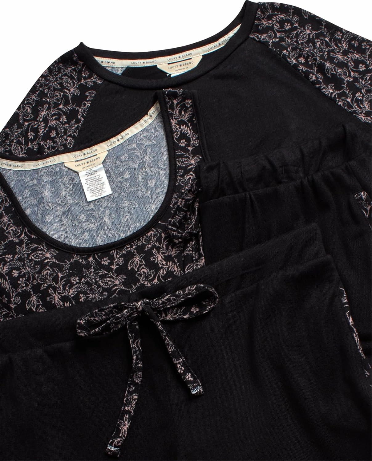 Lucky Brand 4-Piece Lounge Pajamas Sets For Women - Buttery Soft Top, Tank Top, Shorts and Pants