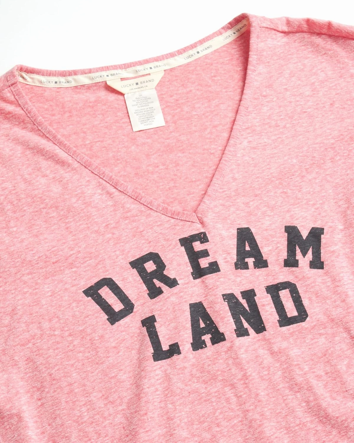 Lucky Brand Women's Drapy Graphic Tee T-Shirt and Short Pajama Set