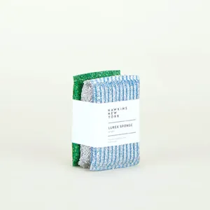 Lurex Metallic Sponge Trio - Blue, Green,   Silver