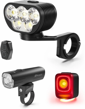 Magicshine Bike Lights for MTB Biking 8000 lumens MTB Lights 1200 lumens Road Bike Lights 200 lumens Safety Rear Lights All Around Protection for Cyclists