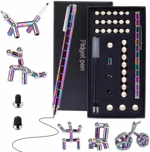 Magnetic Fidget Pens For Adults Teens - Graduation Gifts For Her Cool Stuff Stress Relief Fun Gifts For Teacher Novelty Christmas Stocking Fillers Gadget For 10 11 12 13 14 15 16 17 Year Old Girls