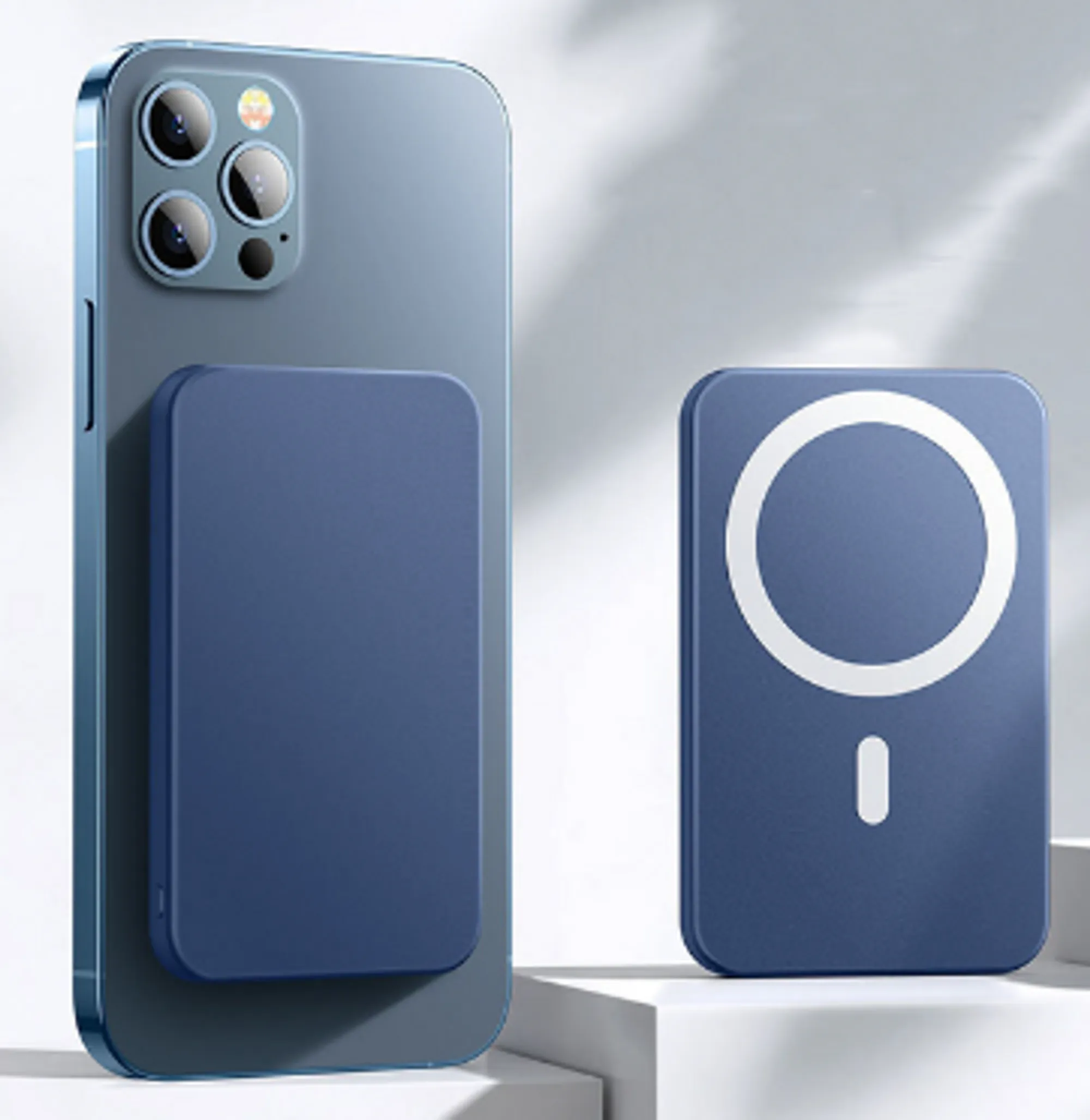 Magnetic Wireless Fast Charger | 5000mAh Power Bank | Compatible with iPhone & Android
