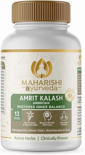 Maha.Rishi Ayurveda Amrit Kalash Ambrosia, 60 Tablets