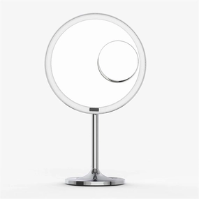 Makeup Mirror Tabletop Stand LED Touch Screen Light Makeup Mirror with 5X Magnifying Smart Sensor Desktop Vanity Mirror HD Mirrors for Beauty Makeup 8.5 inch Makeup Mirror ( Color : 1 )
