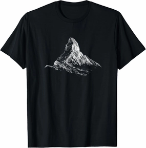 Matterhorn Switzerland Alps Mountains Hiking Climbing T-Shirt