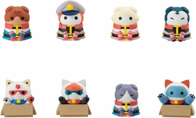 Megahouse - Mobile Suit Gundam - Nyandam! We are The Earth Federation Forces!, Mega Cat Project Figure (Complete Set with Gift)