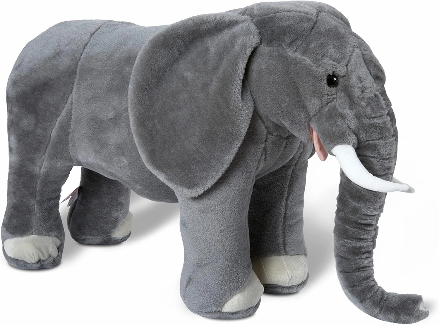 Melissa & Doug Giant Elephant - Lifelike Stuffed Animal (over 3 feet long)