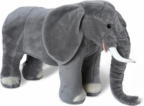 Melissa & Doug Giant Elephant - Lifelike Stuffed Animal (over 3 feet long)