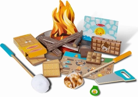 Melissa & Doug Let's Explore Campfire S'Mores Play Set Play Campfire Sets For Kids Ages 3 