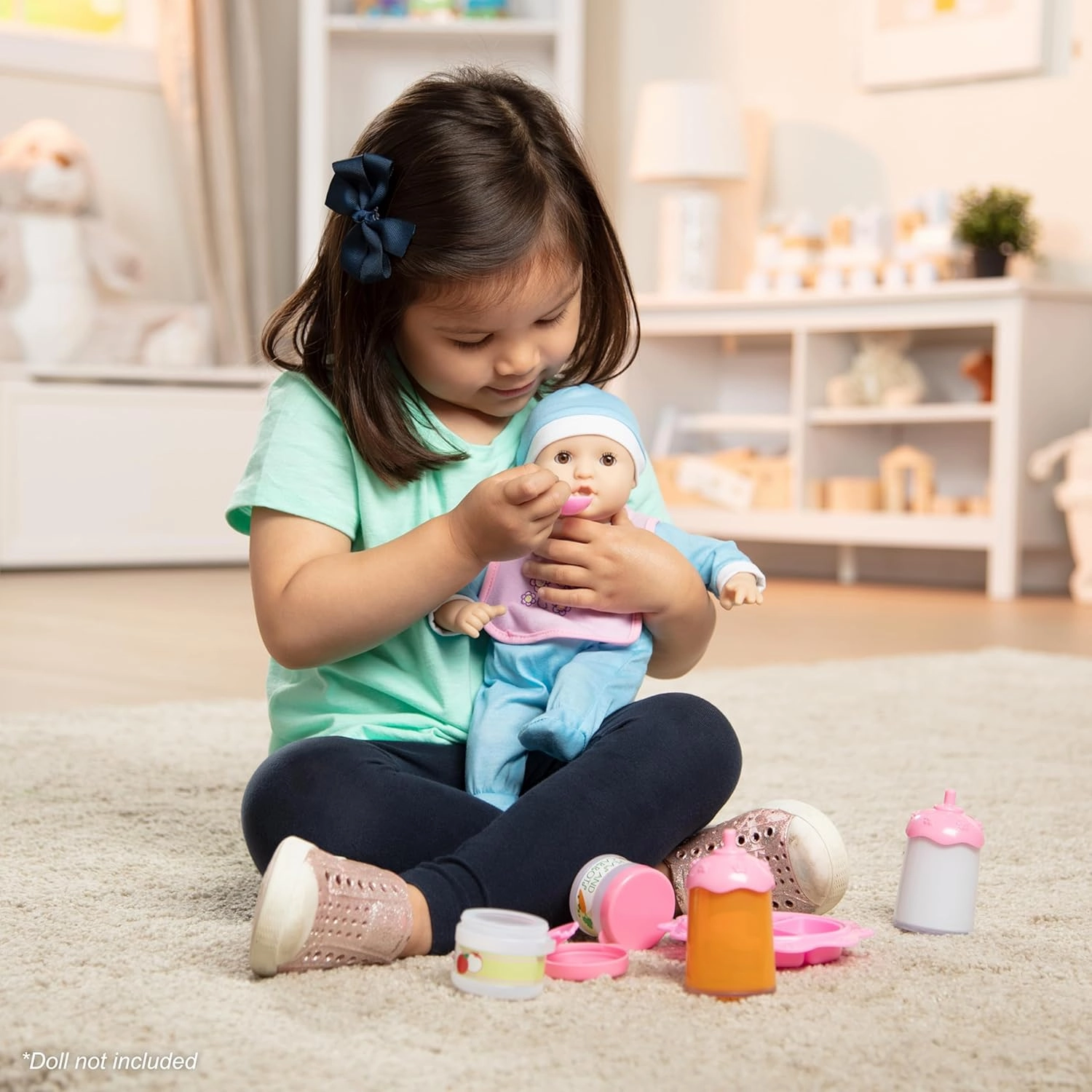 Melissa & Doug Mine to Love Time to Eat Doll Accessories Feeding Set (8 pcs)