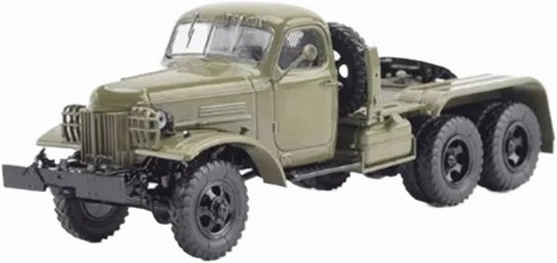 Metal Die Cast Toy Cars 1/43 Scale for Truck Tractor ZIS-121D Alloy Simulation Car Model Adult Souvenir Classic Static Display for Home Or Office Décor