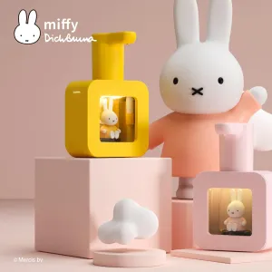 Miffy Automatic Hand Soap Dispenser Touchless Foaming Soap Rechargeable with Sensor for Bathroom with Adjustable Soap Dispensing Control, Perfect for Household Use - Pink