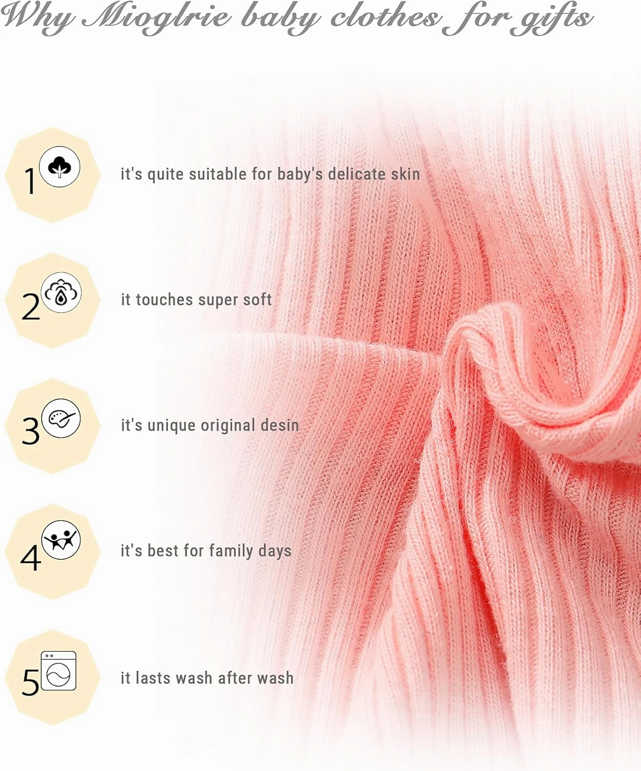 Mioglrie Newborn Infant Baby Girl Clothes Romper Shorts Set Floral Summer Outfits Cute Baby Clothes Girl
