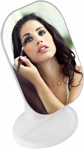 Mipcase Magnifying Led Makeup Mirror USB Powered Cosmetic Beauty Mirror Light Bulbs Touch Sensor and Design for Details White