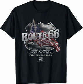 Mother Road American Flag T-Shirt