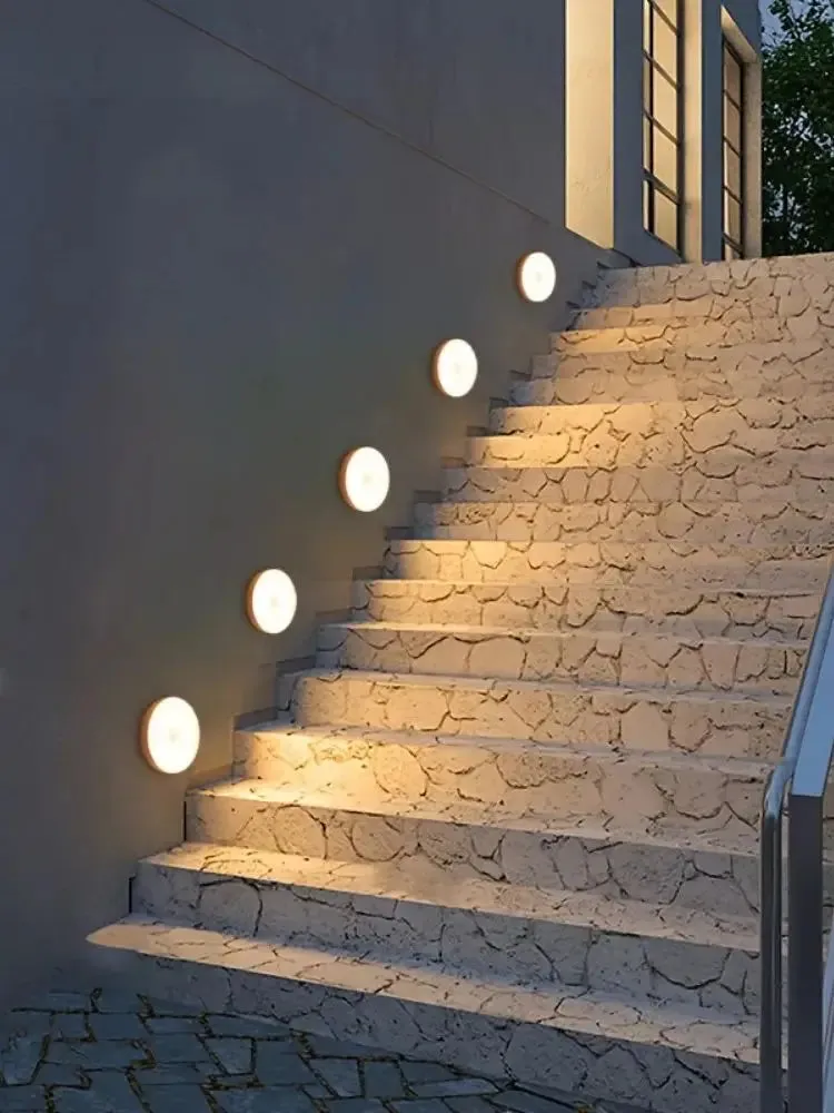 Motion Sensor LED Night Light – Rechargeable Wireless Bedside Lamp for Bedroom, Kitchen, Stairs, and Closet