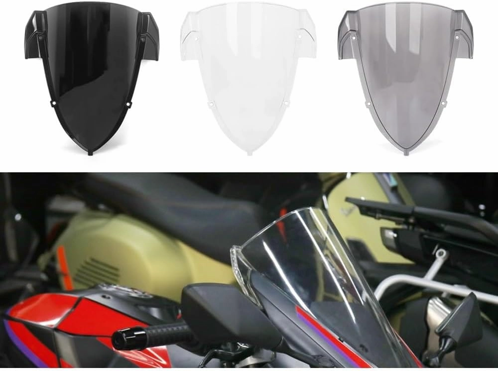 Motorcycle Tank Pad Protector Motorcycle Accessories Acrylic Front Windshield Windscreen Covers Kit for RS457 rs457 RS 457 2024 2025 Wind Deflectors