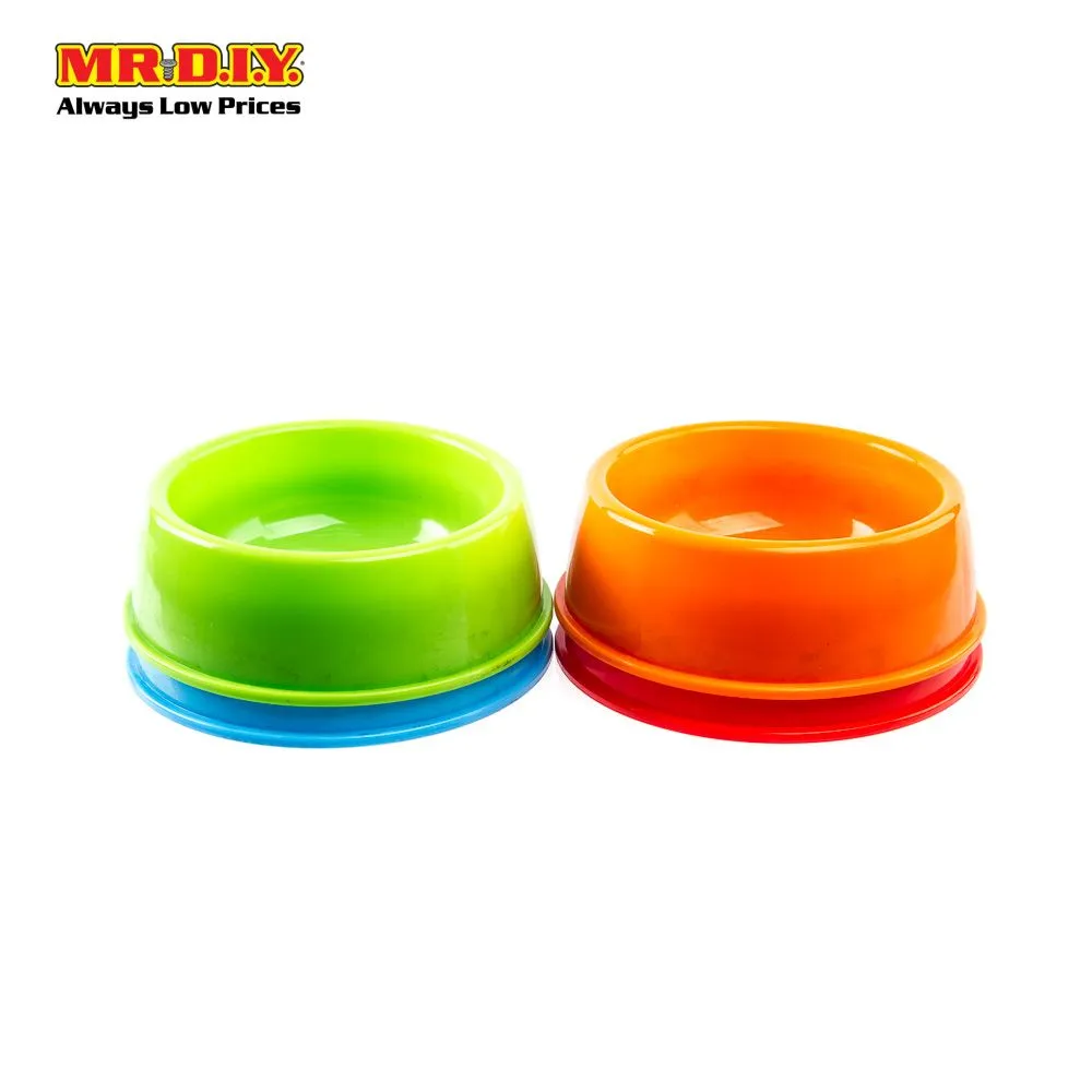 (MR.DIY) Plastic Pet Food Feeding Bowl (13.5 x 5.5cm)