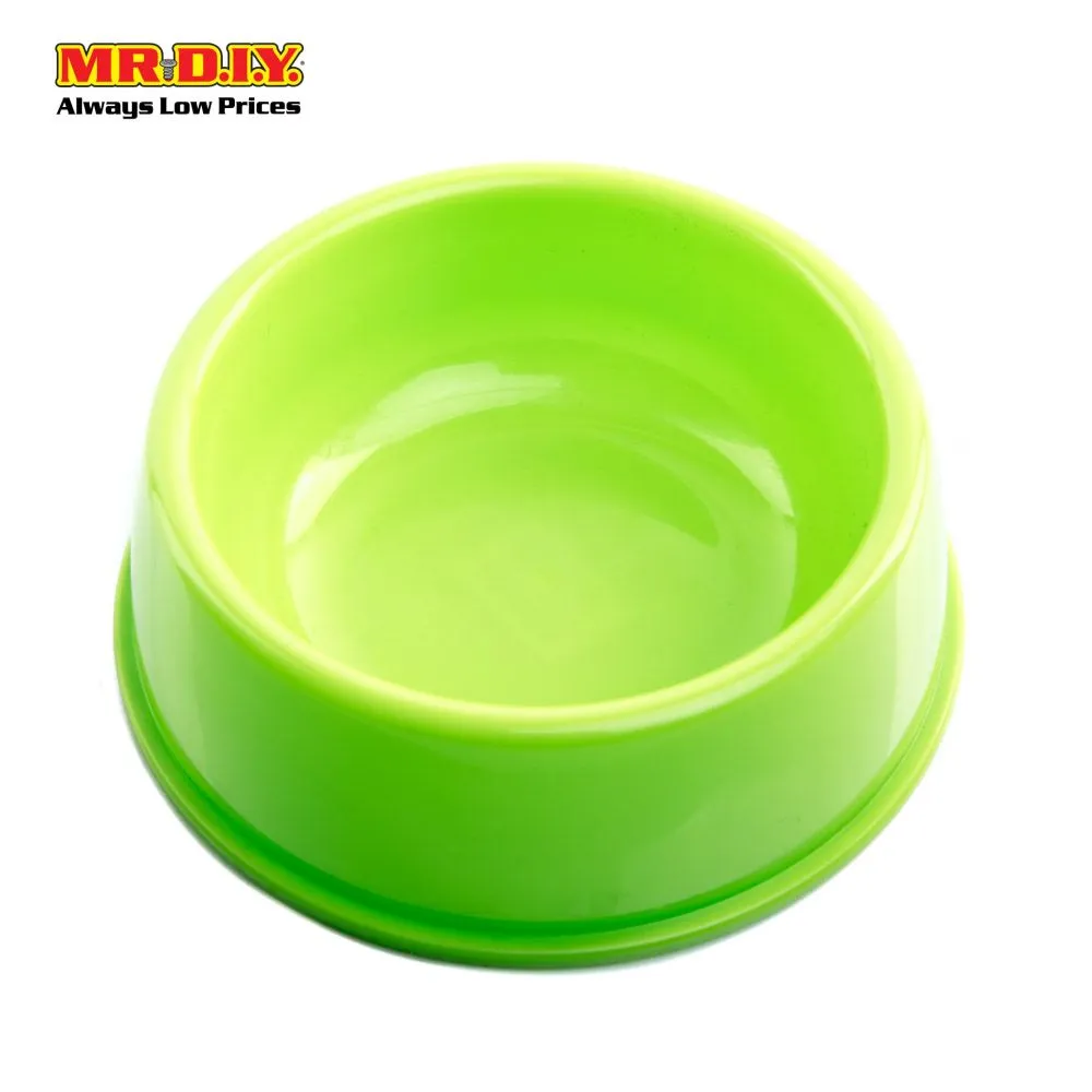 (MR.DIY) Plastic Pet Food Feeding Bowl (13.5 x 5.5cm)