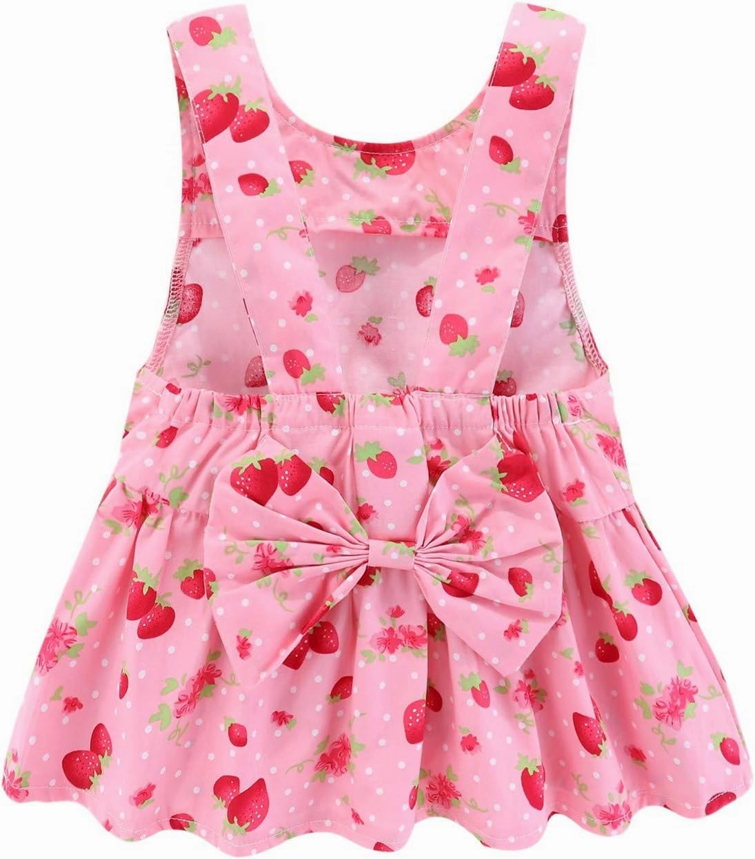 Mud Kingdom Strawberry Girls Outfits Summer Holiday Cute Backless