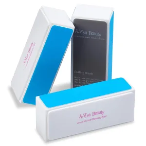 Nail Buffer By A-viva Beauty 4 Way Shine Nail Buffer Block, 3 Count