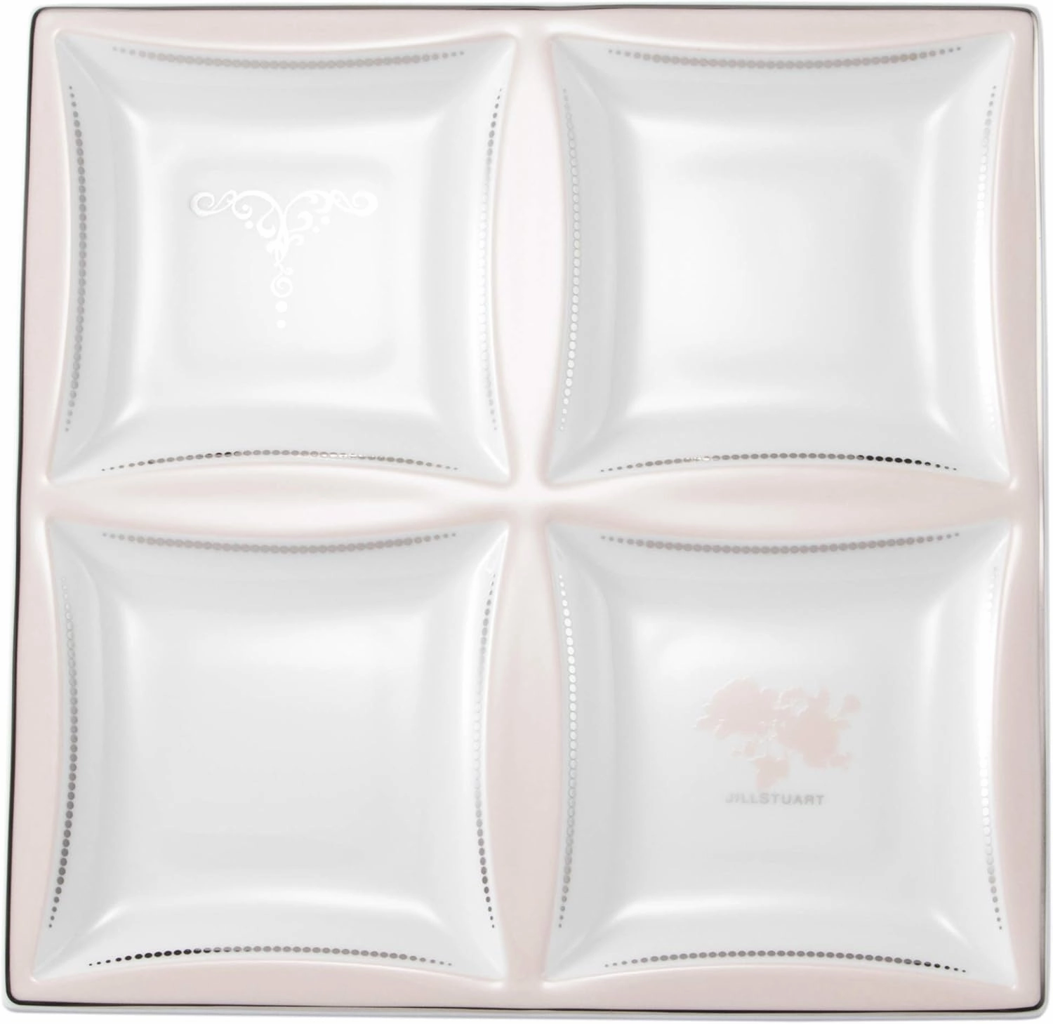 Narumi 51849-23225 Jill Stuart Dessert Plate, 9.1 inches (23 cm), Made in Japan