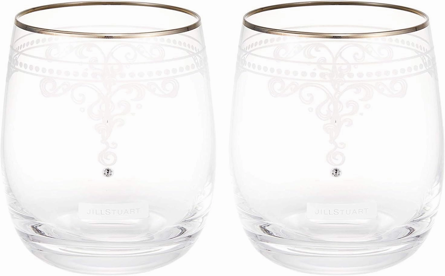 NARUMI(ナルミ) JILL STUART GW4132-42182AAZ Pair Glasses, 8.5 fl oz (250 cc), Clear, Set of 2, Stylish, Cute, Tumbler, Wedding Gift, Made in Japan, Comes with Gift Box, Wrapped