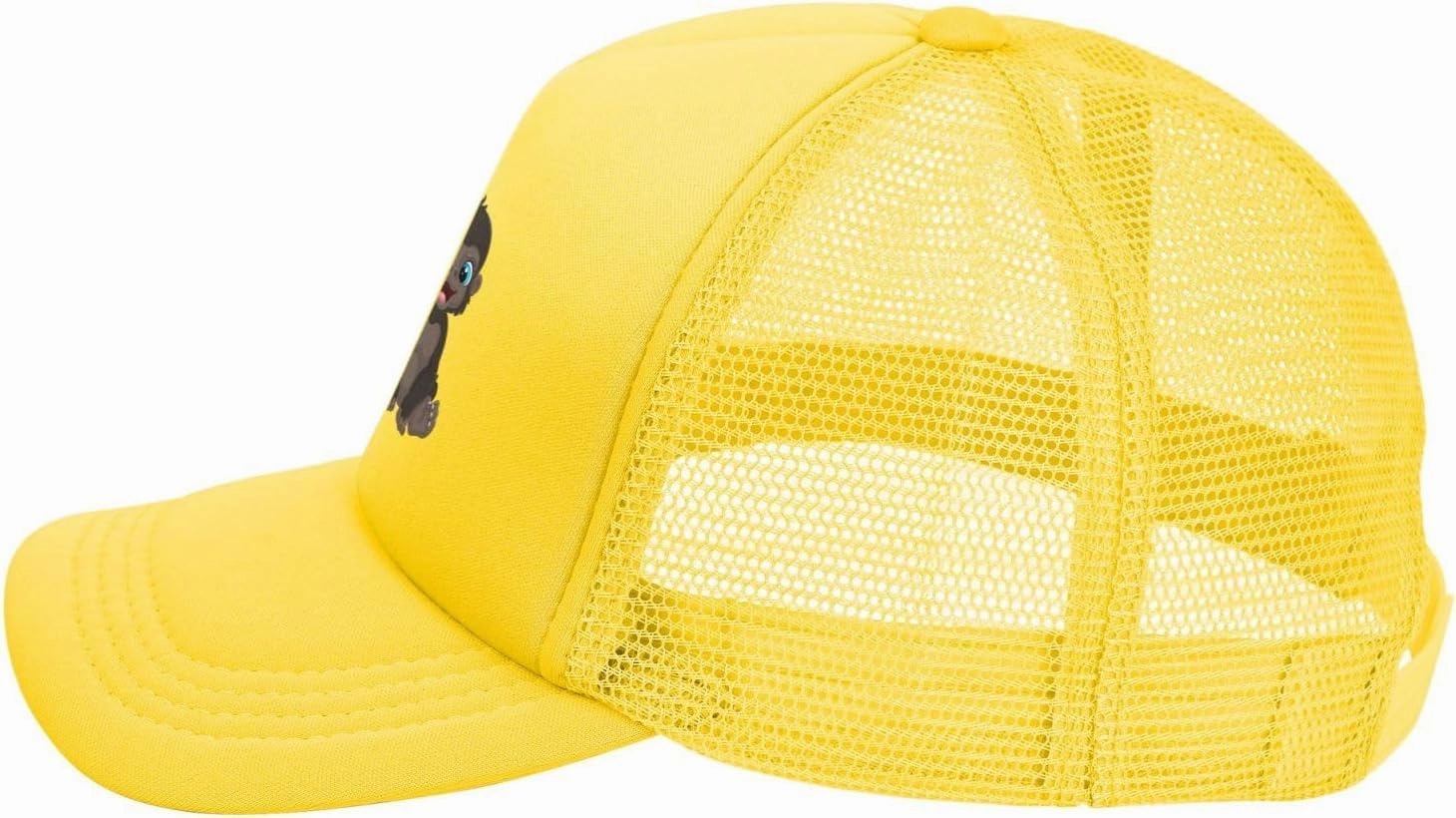 Naughty Little Monkey Baseball Cap for Men Women Adjustable Mesh Trucker Hat Golf Ball Caps