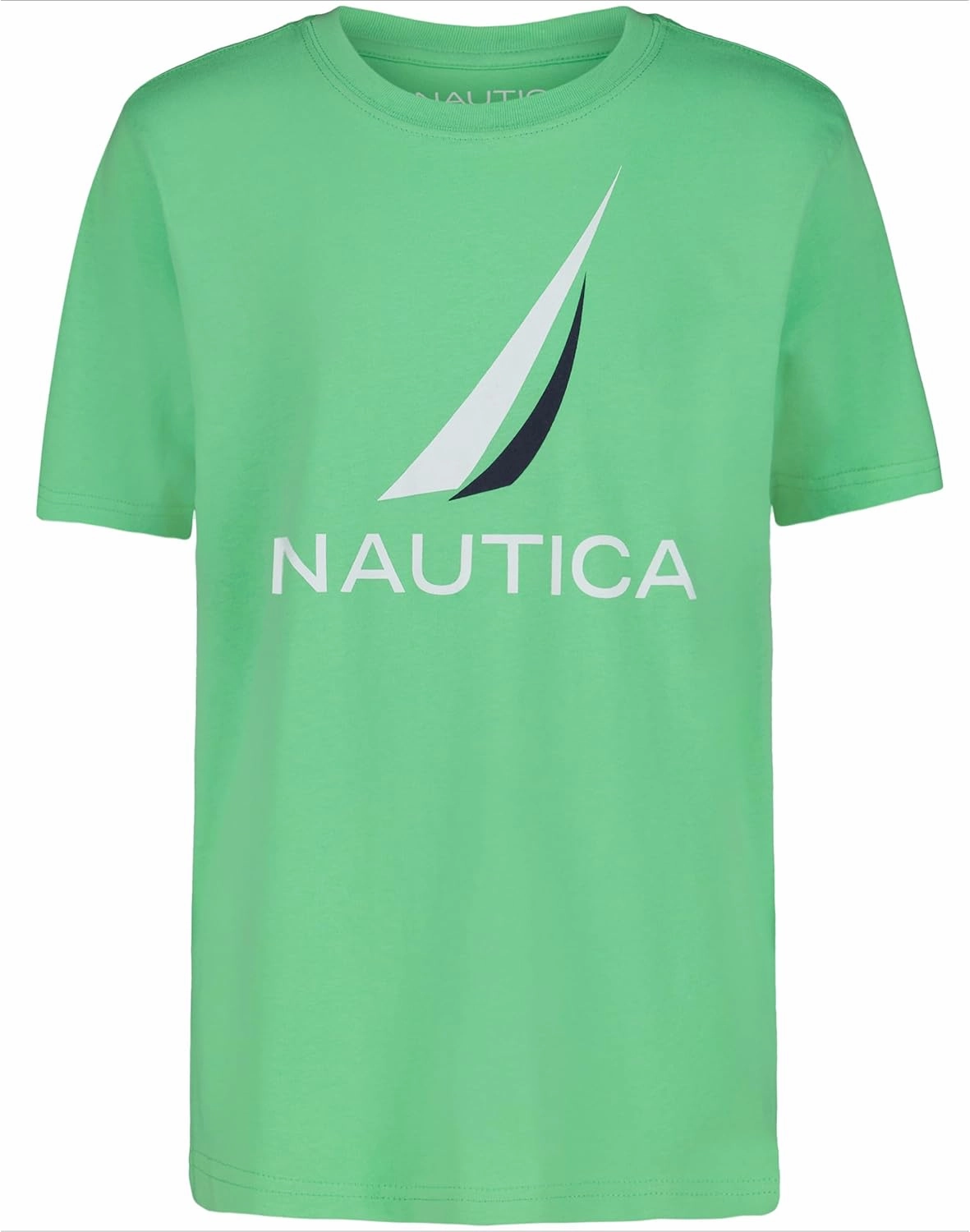 Nautica Boys' Short Sleeve Graphic Crew Neck T-Shirt, Soft, Comfortable, Relaxed Fit