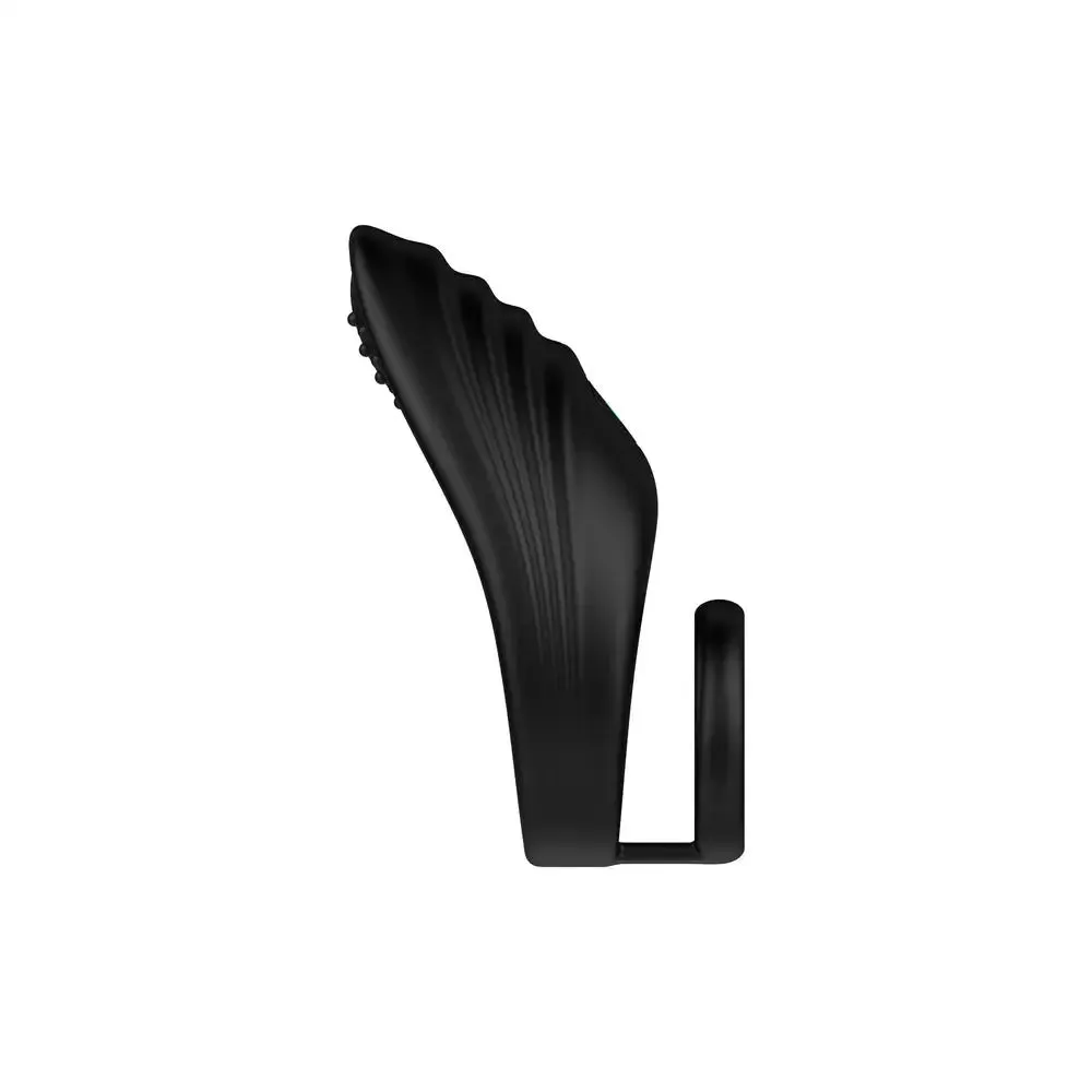 Nexus Silicone Black Rechargeable Enhance Vibrating Cock and Ball Ring