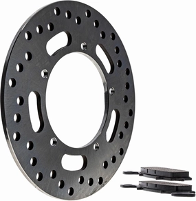 NICHE Rear Right Brake Rotor Pad Kit Semi Metallic For Kawasaki Vulcan 900 43082-1237 43082-1226 41080-0093-CM