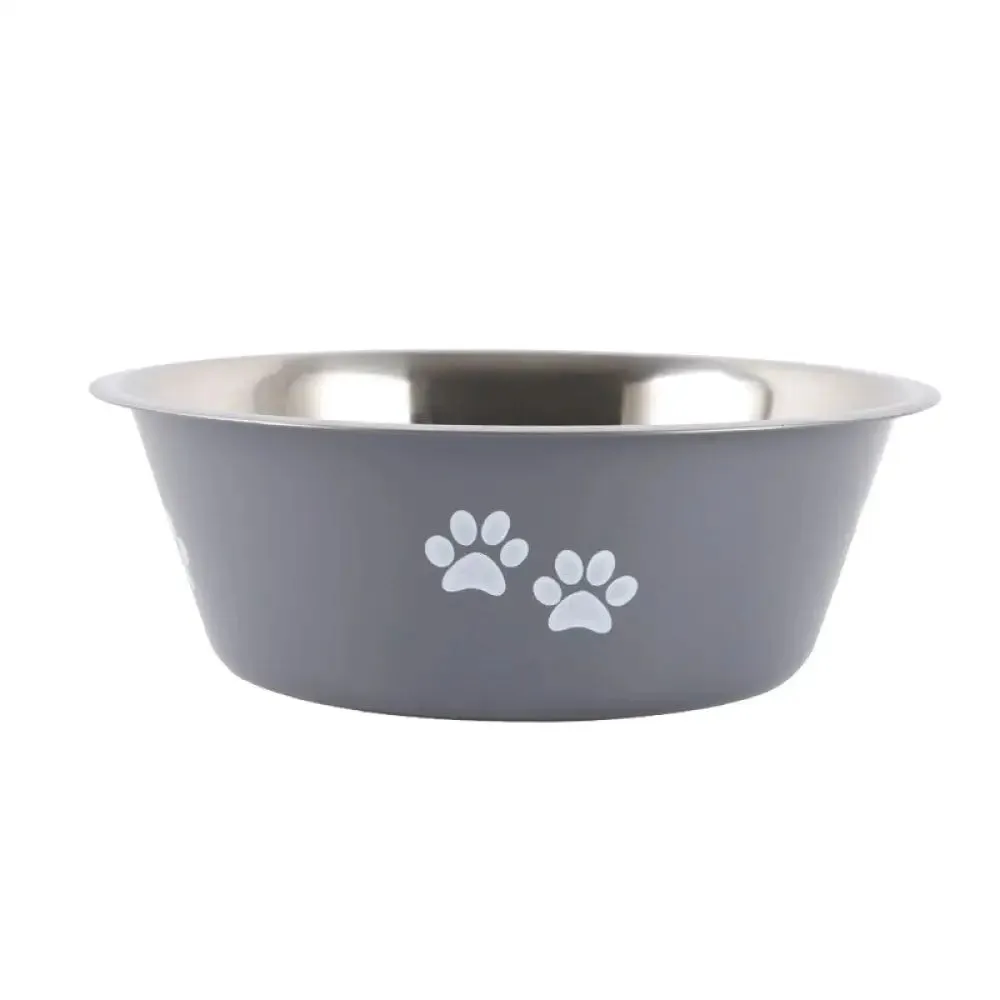 Non-slip Durable Rubber Bottom Food Water Pet Bowl for Small Medium Large Dogs