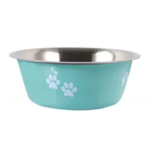 Non-slip Durable Rubber Bottom Food Water Pet Bowl for Small Medium Large Dogs